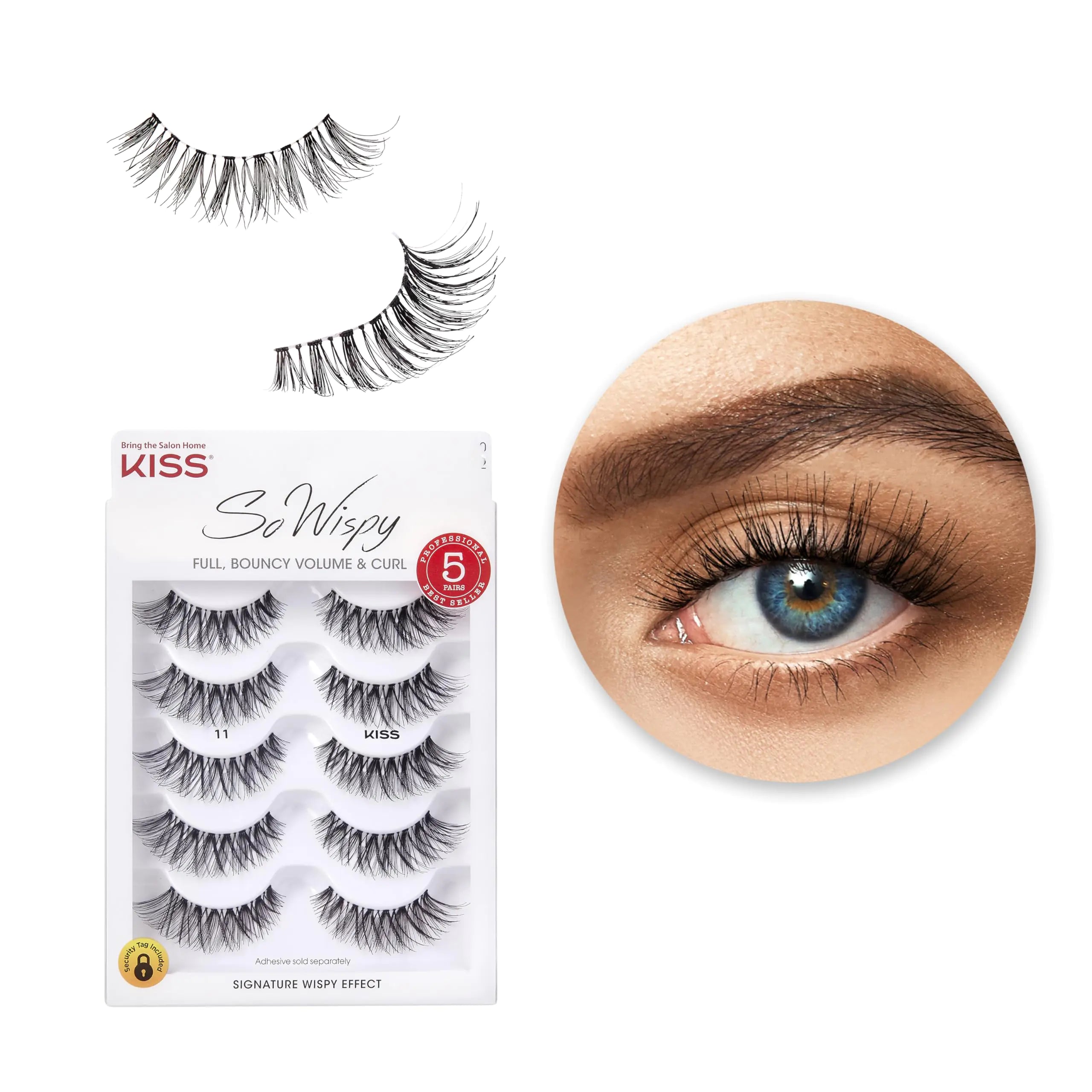 Kiss Products No. 05 Ever EZ Lashes 10 Count